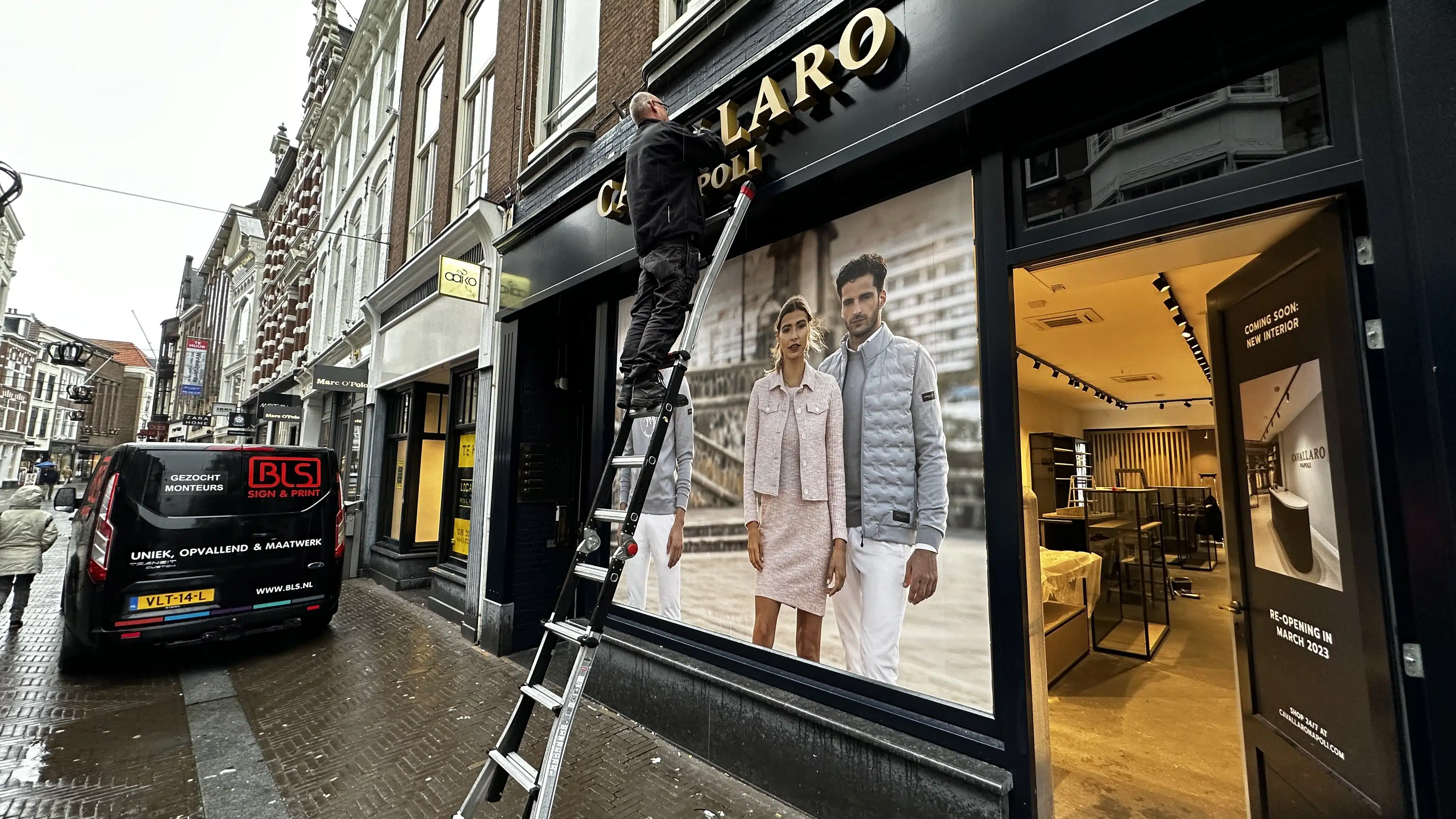 Cavallaro Napoli winkels omgebouwd naar het nieuwe storeconcept