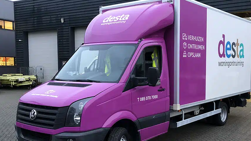 Bakwagen bedrijfsreclame Wandecoratie, wandbekleding, decoratie wanden, bedrijfsreclame