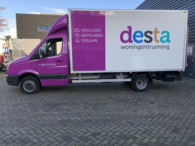 carwrap bakwagen desta zijkant Bakwagen bestickering, carwrap bakwagen
